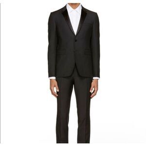 Burberry Men’s Millbank Eve Black Two Button Closure Tuxedo Jacket Blazer